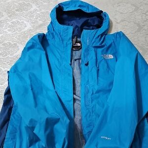 The North Face Blue Raincoat Waterproof Hooded Shell
